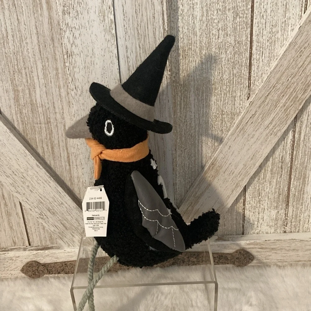 Target BP 2023 Halloween Crow Shelf Sitter Plush Figural